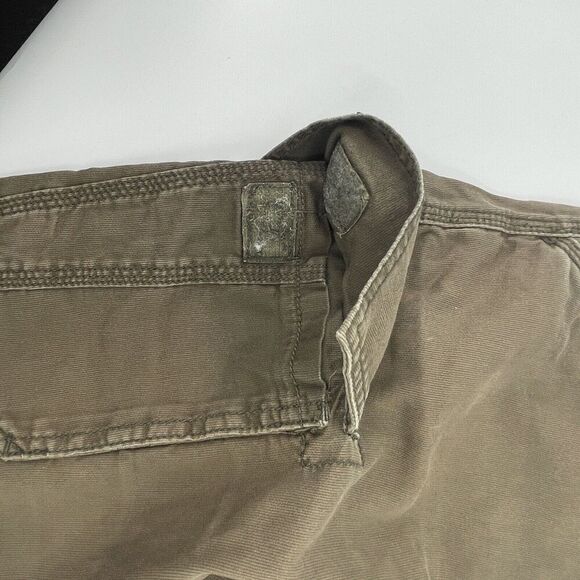 Adam Levine Cargo Shorts Men 40 Olive Green 100% Cotton Mid-Rise Classic Outdoor - Picture 12 of 16